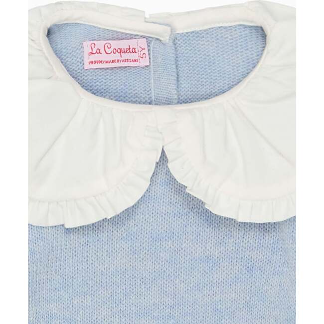 Light Blue Lupita Merino Girl Sweater - Cardigans - 2