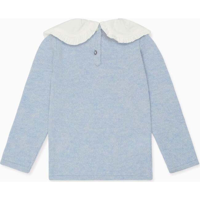 Light Blue Lupita Merino Girl Sweater - Cardigans - 3