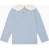 Light Blue Lupita Merino Girl Sweater - Cardigans - 3