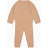 Camel Melange Juan Cashmere Baby Set - Onesies - 2