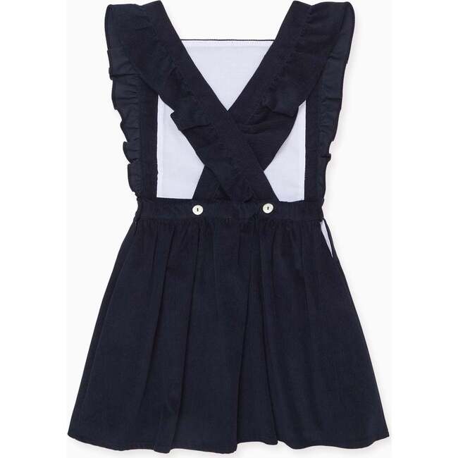 Navy Cora Girl Pinafore Skirt - Skirts - 4