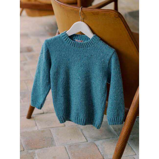 Light Blue Bromo Merino Boy Sweater - Cardigans - 4