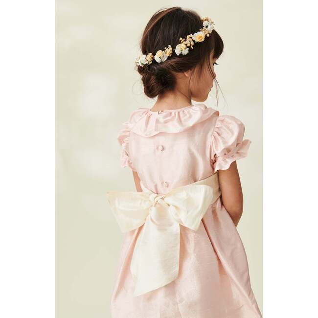 Dusty Pink Azalea Ceremony Girl Silk Dress - Dresses - 2