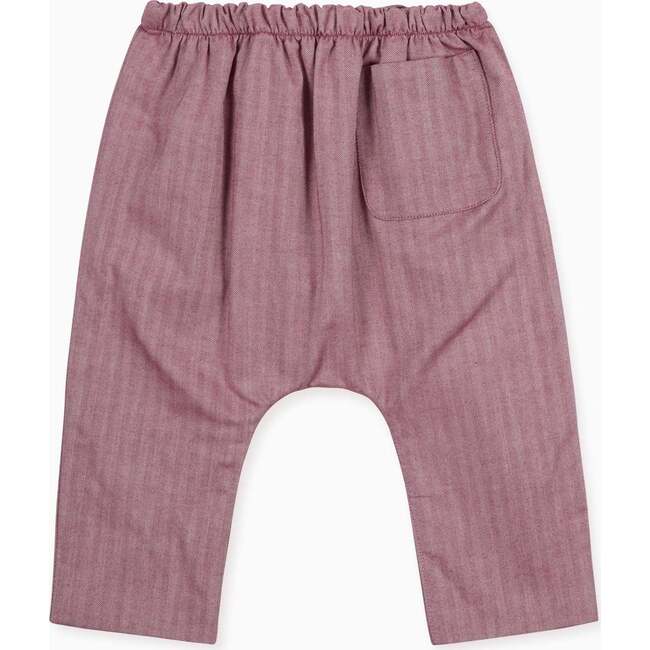 Burgundy Alex Baby Pants - Pants - 2