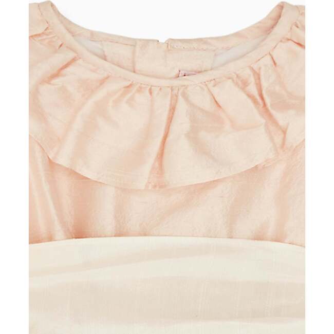 Dusty Pink Azalea Ceremony Girl Silk Dress - Dresses - 3