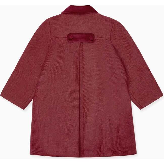 Burgundy Arrieta Girl Coat - Coats - 2