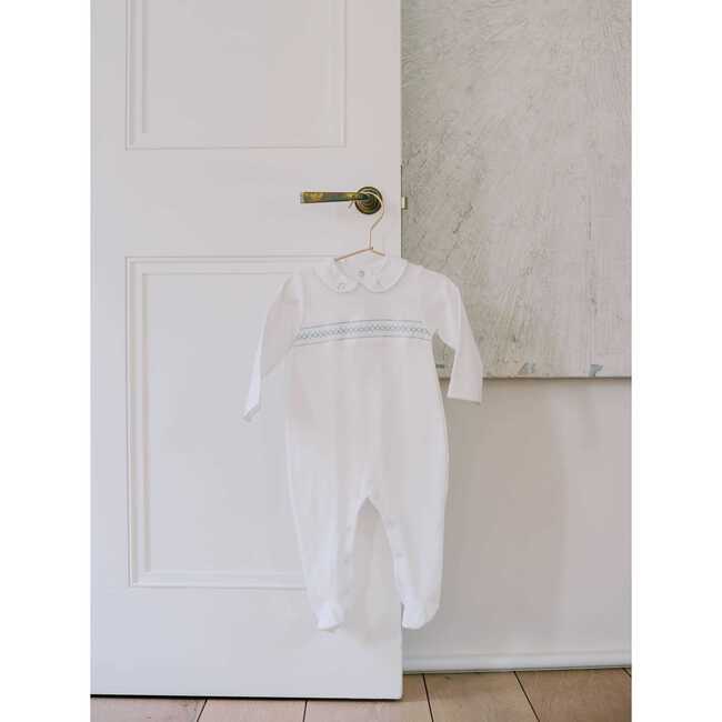 White Dali Baby Smock Sleepsuit - Pajamas - 2