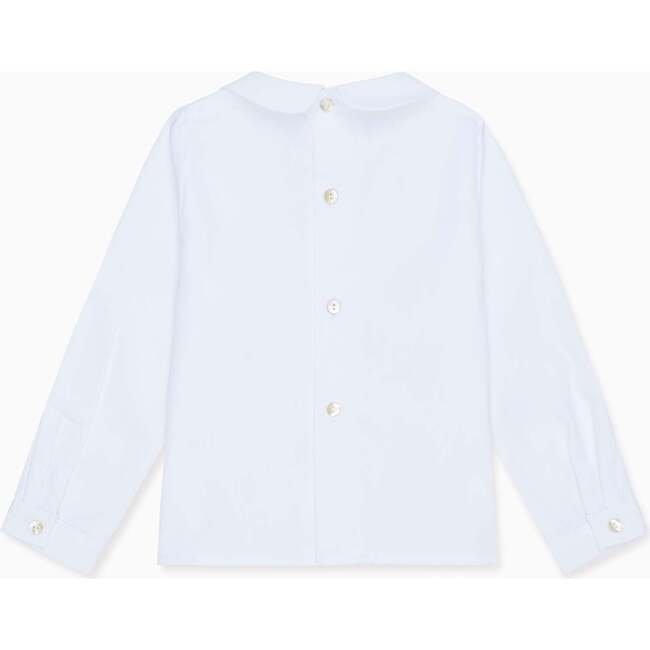 White Clio Long Sleeve Baby Shirt - Shirts - 3