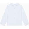 White Clio Long Sleeve Baby Shirt - Shirts - 3