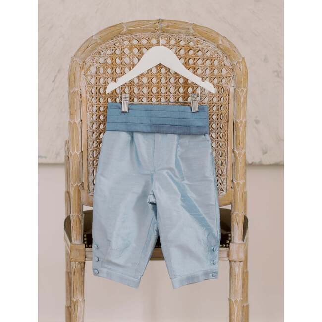 Light Blue Lupino Silk Boy Knickerbocker - Pants - 4