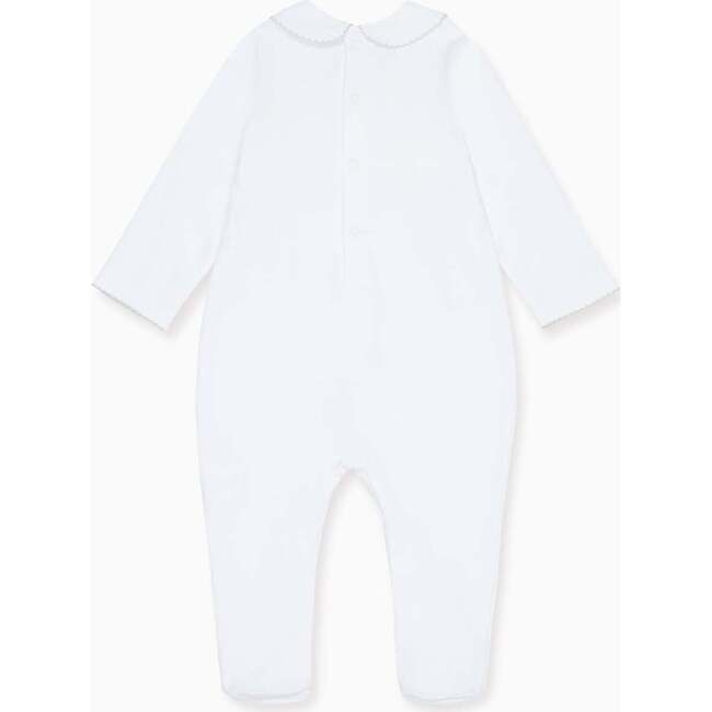 White Dali Baby Smock Sleepsuit - Pajamas - 4