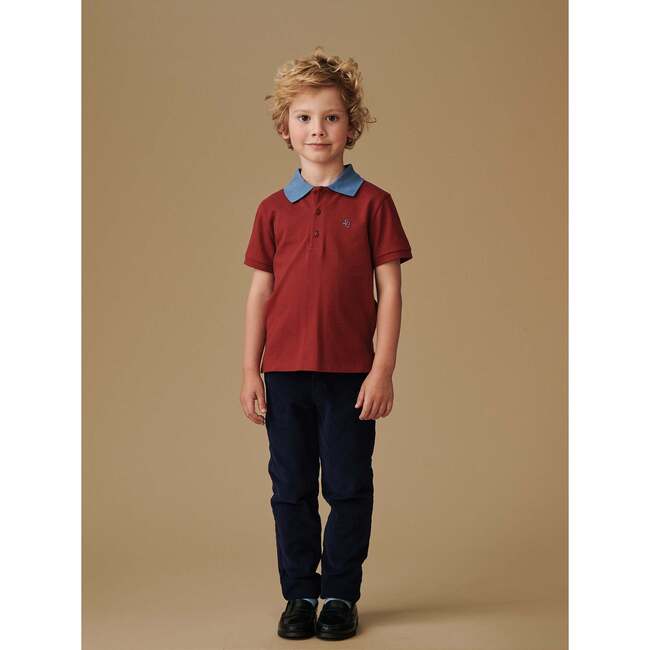 Burgundy Rocco Boy Polo Shirt - Shirts - 2