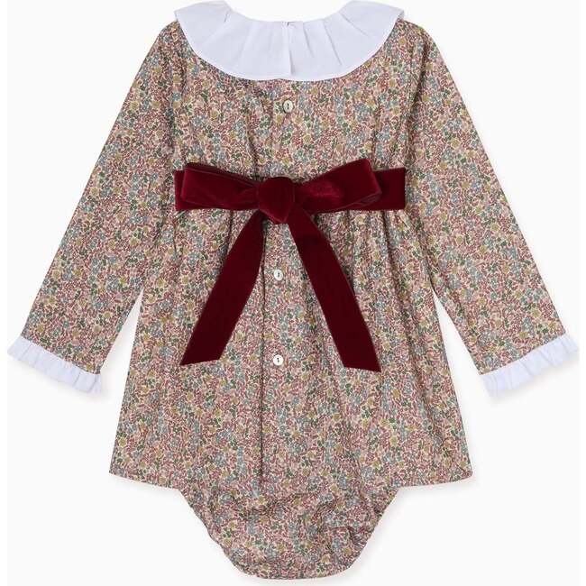 Mauve Floral Camila Baby Girl Set - Dresses - 4