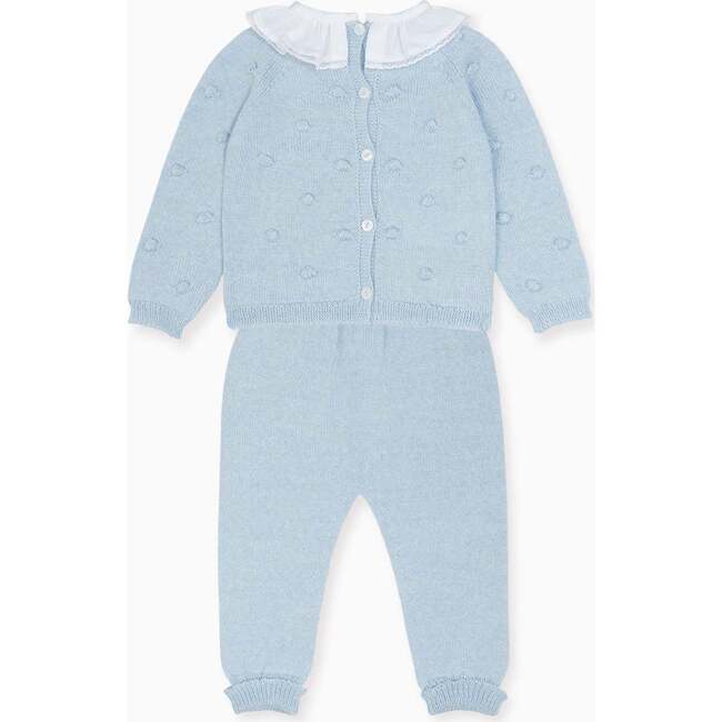 Light Blue Camelia Merino Baby Set - Onesies - 4