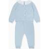 Light Blue Camelia Merino Baby Set - Onesies - 4