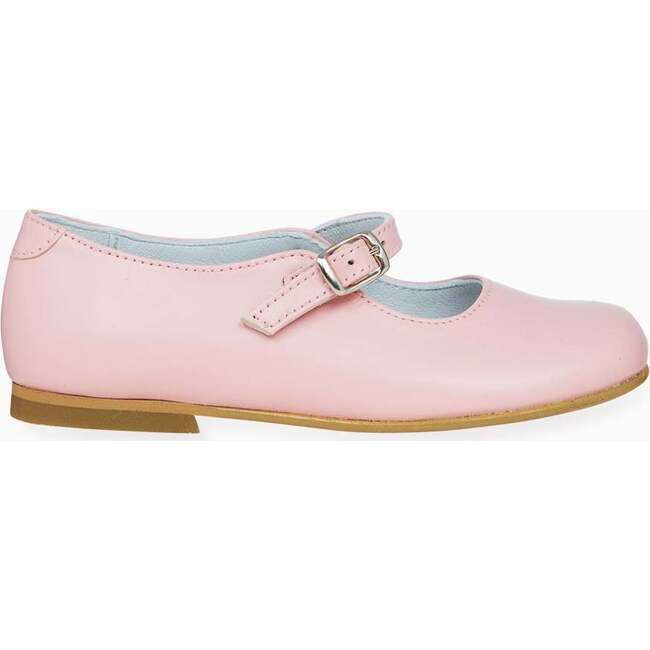 Light Pink Leather Girl Mary Jane Shoes - Mary Janes - 3