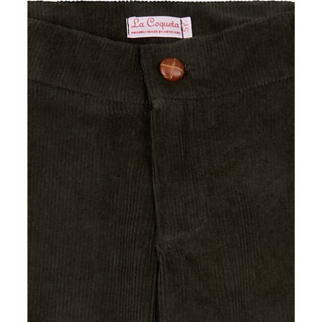 Olive Green Reinaldo Corduroy Boy Pants - Pants - 2