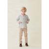 Beige Elio Boy Cotton Chinos - Pants - 4