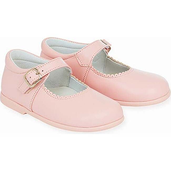 Light Pink Leather Toddler Mary Jane Shoes - Mary Janes - 4