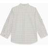 Navy Check Mateo Long Sleeve Boy Shirt - Shirts - 3