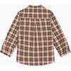 Olive Check Mateo Long Sleeve Boy Shirt - Shirts - 3