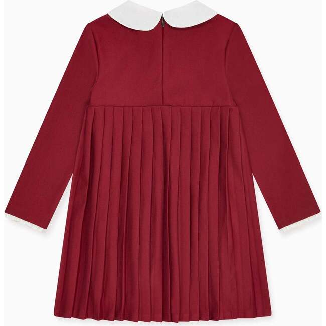 Burgundy Anna Girl Empire Dress - Dresses - 3