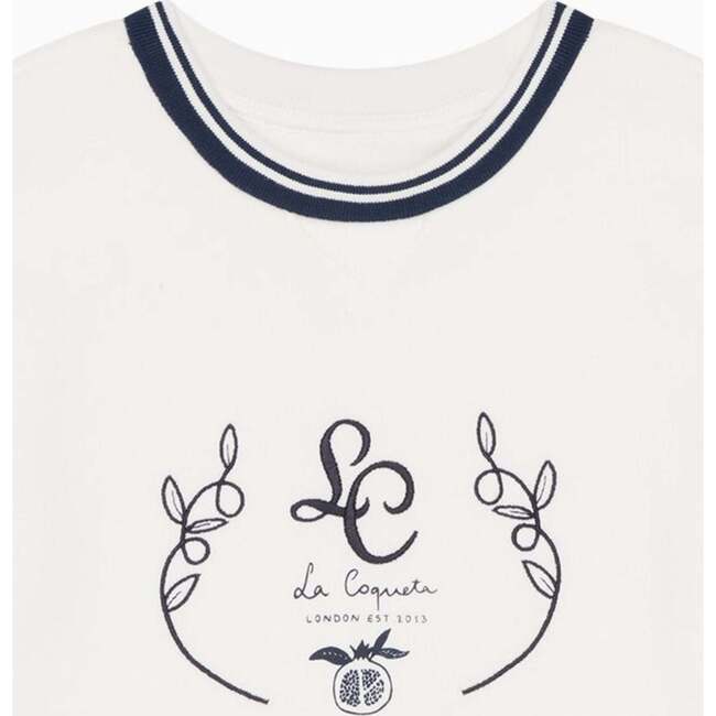 Ivory Pernille Kids Sweatshirt - Shirts - 3