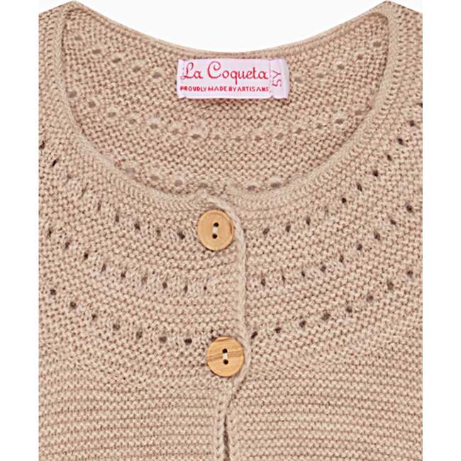 Camel Rima Merino Girl Cardigan - Cardigans - 2