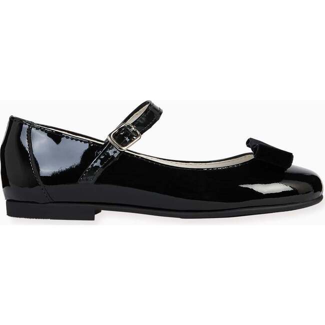 Patent Black Leather Girl Bow Mary Jane Shoes - Mary Janes - 3