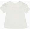 Ivory Petunia Ceremony Girl Shirt - Blouses - 3