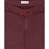 Burgundy Elio Boy Chinos - Pants - 2