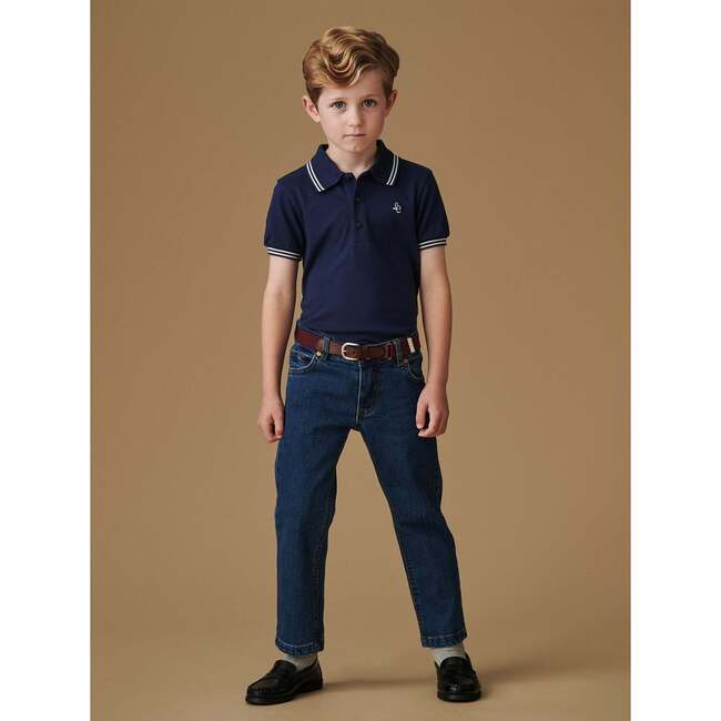 Navy Rocco Boy Polo Shirt - Shirts - 2