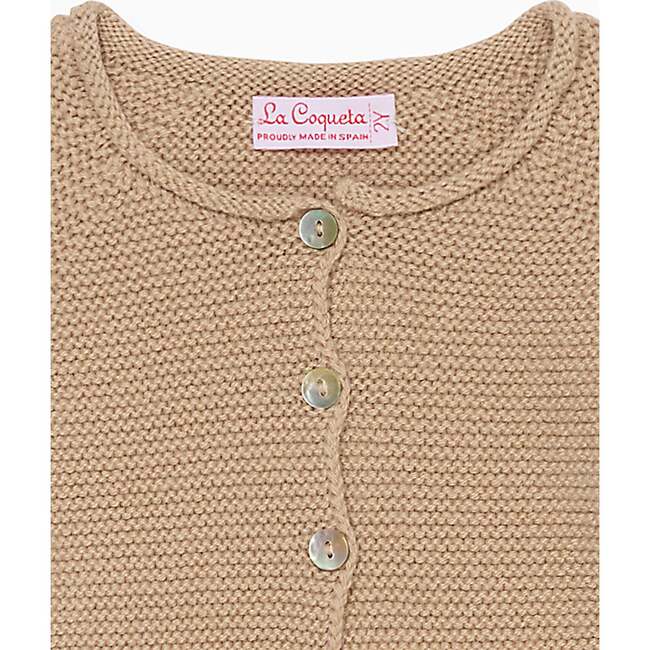 Camel Denia Merino Baby Cardigan - Cardigans - 2