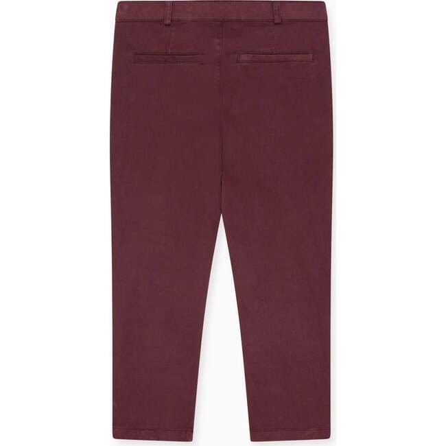 Burgundy Elio Boy Chinos - Pants - 3