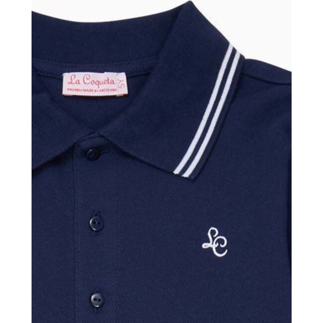 Navy Rocco Boy Polo Shirt - Shirts - 3