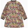 Black Floral Raya Girl Smocked Dress - Dresses - 3