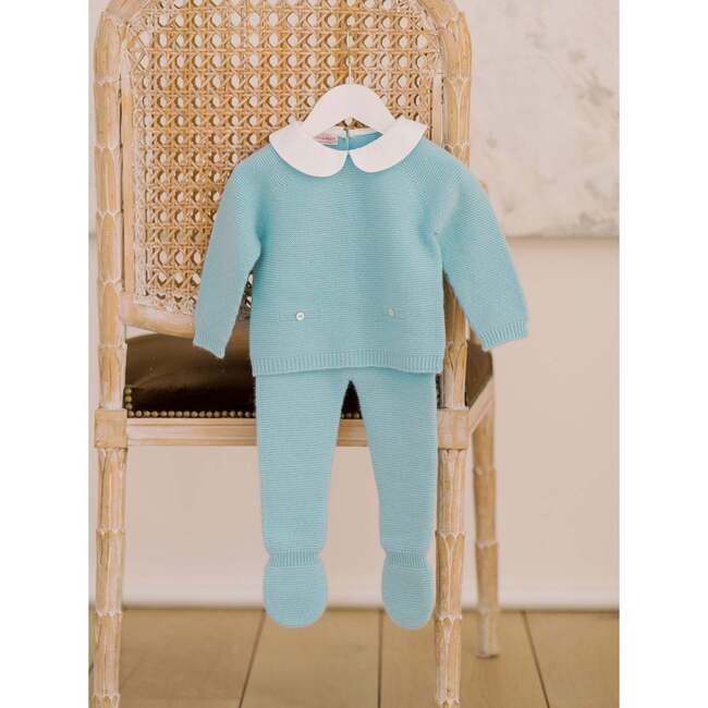 Sage Green Palmira Cashmere Baby Set - Onesies - 4