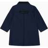 Navy Arrieta Girl Coat - Coats - 4