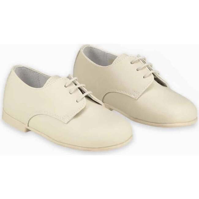 Ivory Leather Toddler Inglesito Ceremony Shoes - Dress Shoes - 2