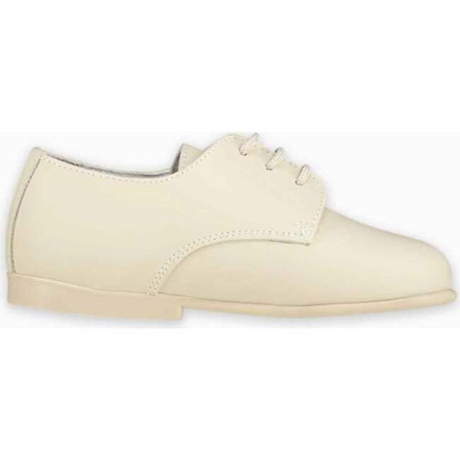 Ivory Leather Toddler Inglesito Ceremony Shoes - Dress Shoes - 3