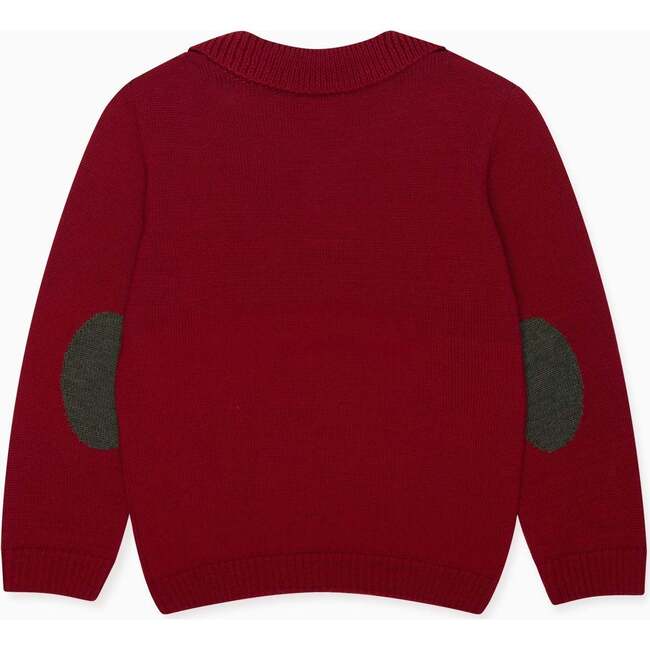 Burgundy Brio Merino Boy Sweater - Cardigans - 2