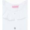 White Lorna Long Sleeve Baby Girl Shirt - Blouses - 2