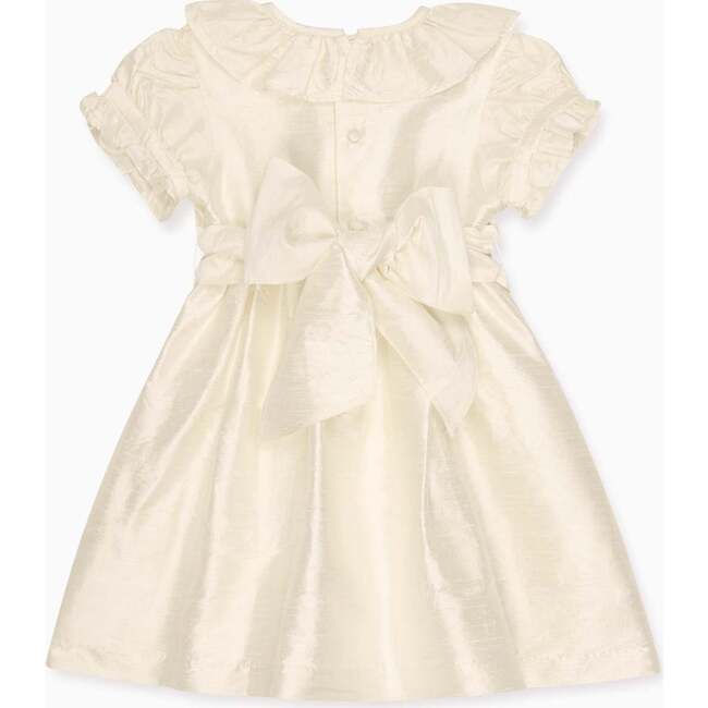 Ivory Azalea Ceremony Silk Girl Dress - Dresses - 3