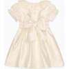 Ivory Azalea Ceremony Silk Girl Dress - Dresses - 3