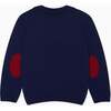 Navy Brio Merino Boy Sweater - Cardigans - 4