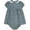 Blue Floral Ines Baby Girl Set - Dresses - 4