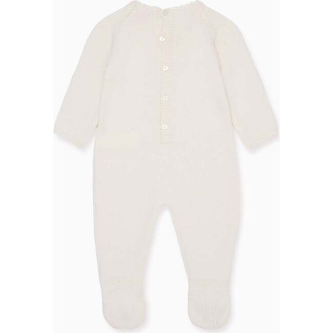 Ivory Flor Merino Baby Girl Knitted Jumpsuit - Onesies - 4