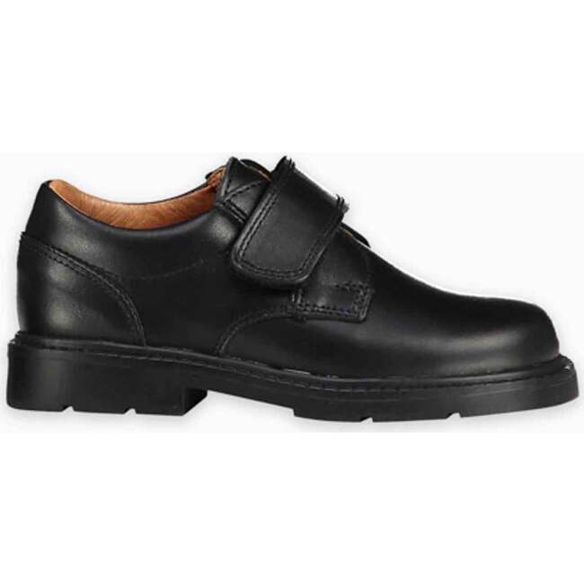 Black Leather Boy Classic School Shoes - Dress Shoes - 2