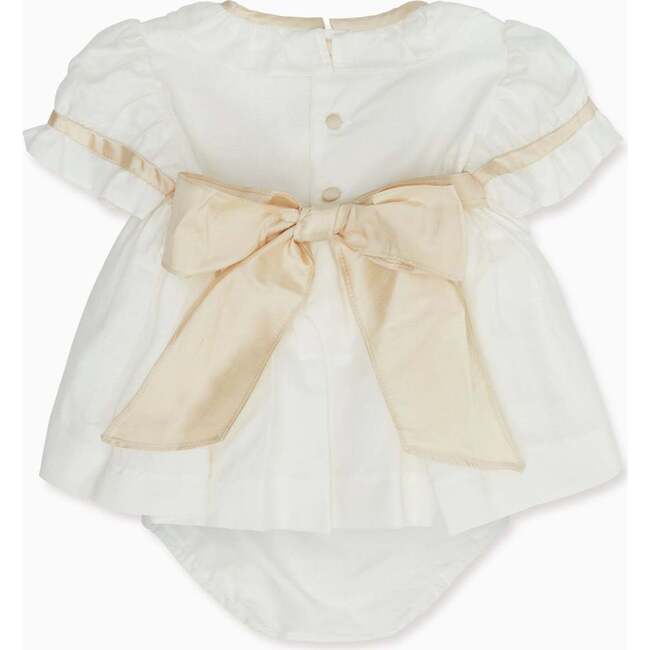 Ivory Santina Smock Ceremony Baby Girl Set - Dresses - 4