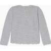 Grey Malena Merino Girl Cardigan - Cardigans - 2